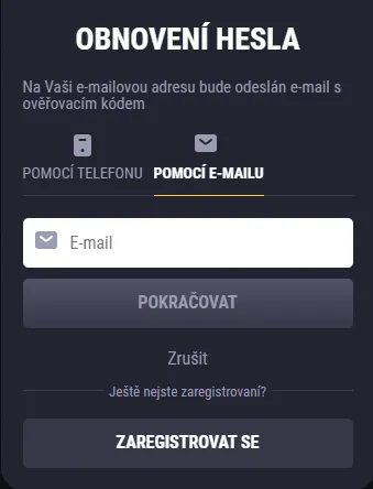 Betandreas password